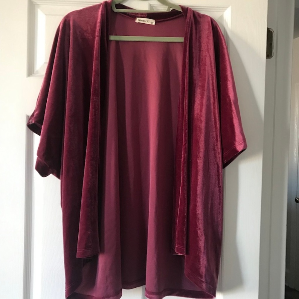 Velvet Poncho